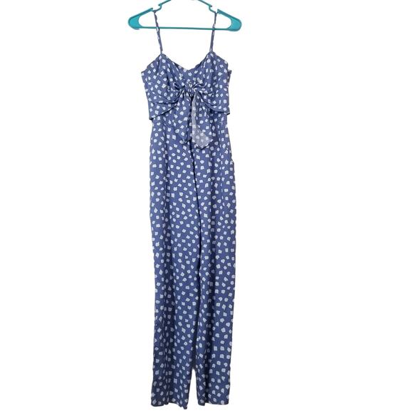 Anthropologie Whit Two Blue & White Jumpsuit - Picture 2 of 12
